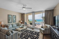 0205 - 2B/2 Bath With Bunks - Gulf Front Balcony - Living Room Faces the Gulf Tourism Hollywood